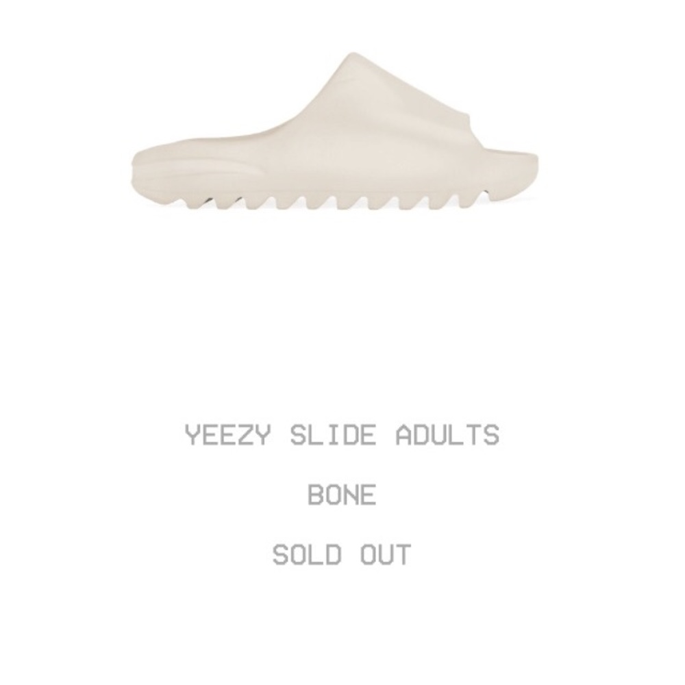 Yeezy Bone Slides Men’s Sz 11